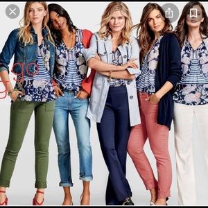 CAbi peplum blouse